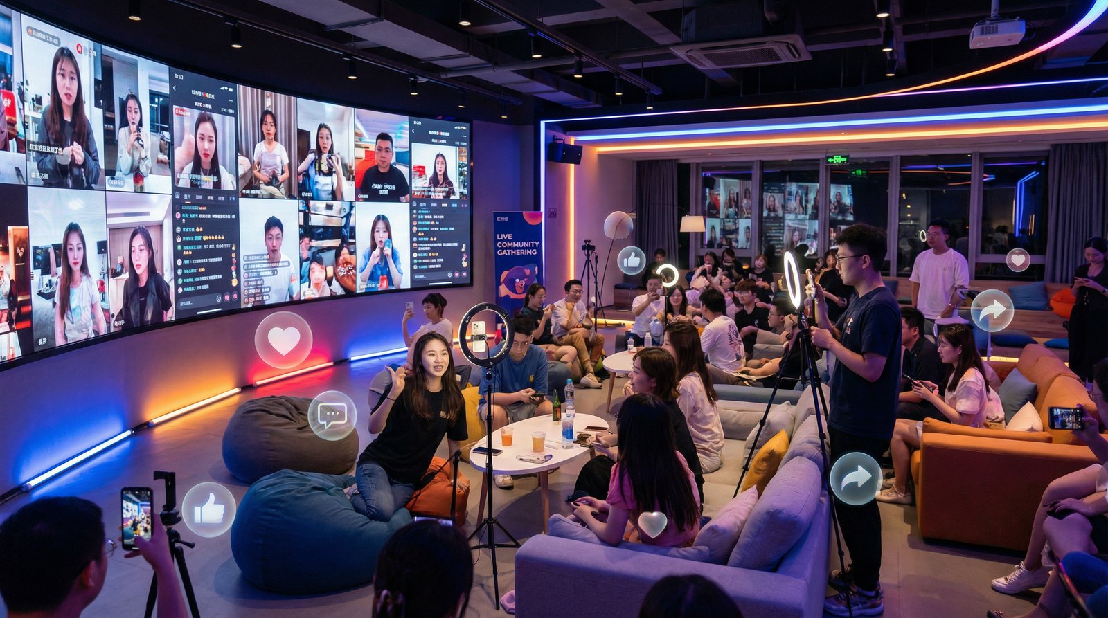 海角社区社区活动现场